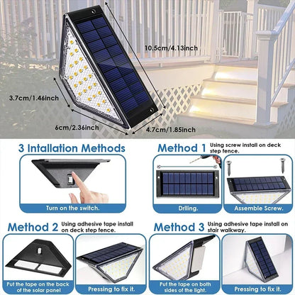 Solar Deck Lights Fence Lights Outdoor Step Lights