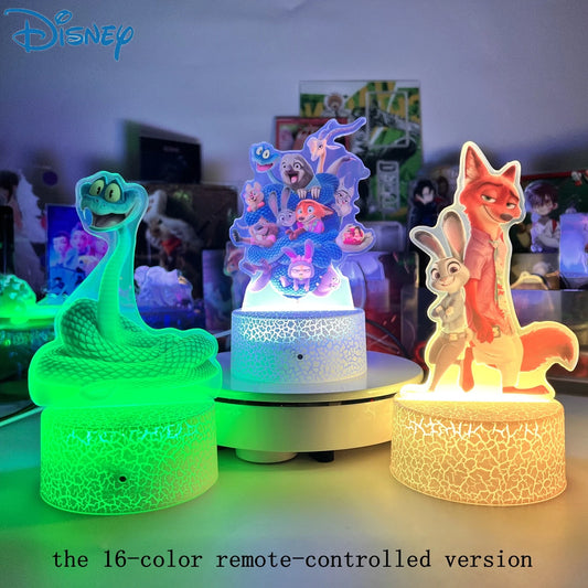 Disney Zootopia 3D night lights around