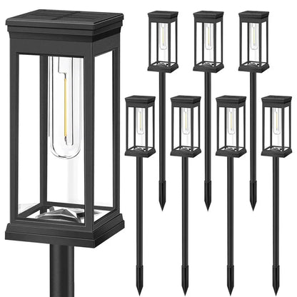 Retro Solar Pathway Warm Lights Outdoor Garden Incandescent Bulb