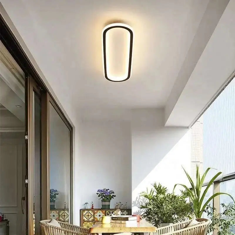 Long Strip LED Ceiling Lights Modern Simple Corridor Aisle