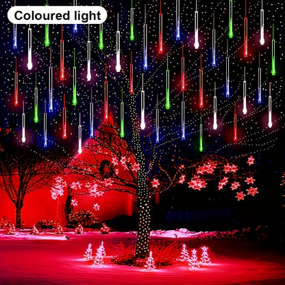 1pc 30CM Solar Meteor Shower Lights Icicle Lights Outdoor