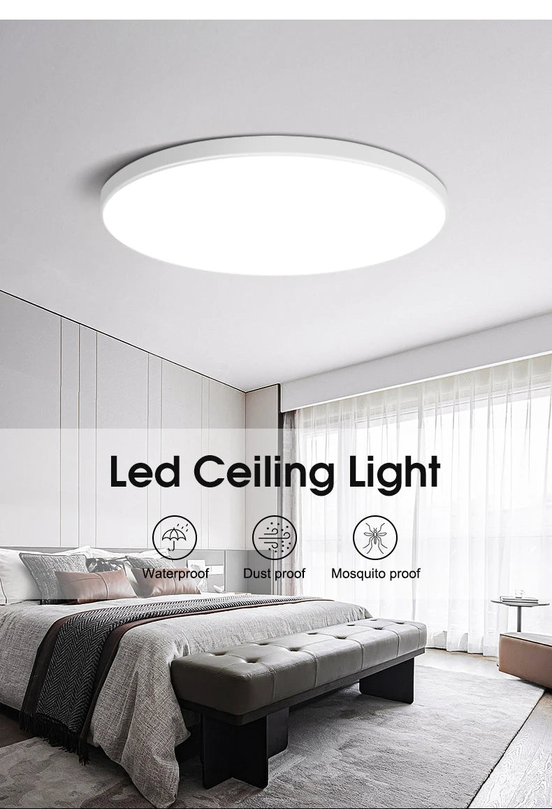 Led Ceiling Light 220v Modern Ceiling Lamp Led Panel
