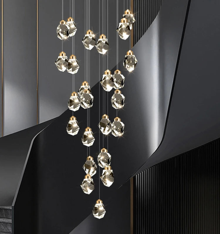 Light Luxury K9 Crystal Small Chandelier Modern And Minimalist