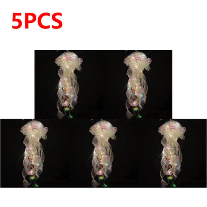 DIY Jellyfish Bedroom Light Lamp Hanging Ceiling Lanter