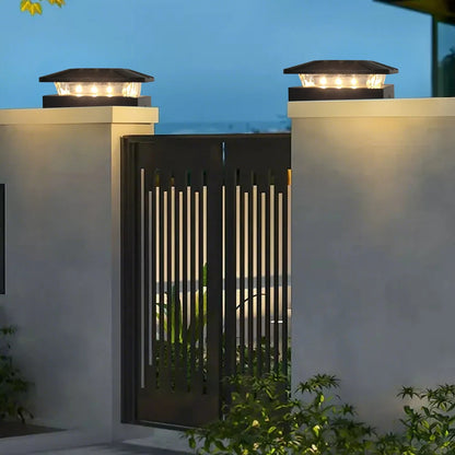 Solar Post Cap Lights Outdoor Waterproof LED Deck Lights