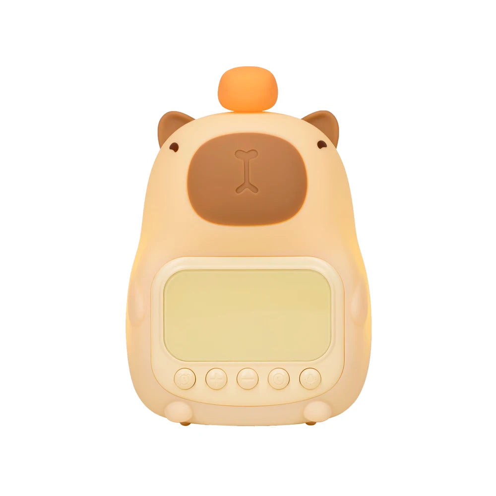 Capybara Alarm Clock with Night Lights Sleep Wake Up Clocks