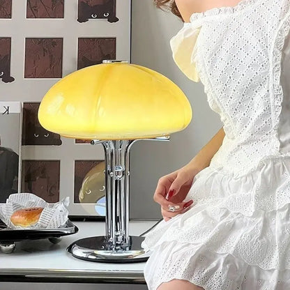 Korean Bauhaus Bedroom Mushroom Desk Lamp