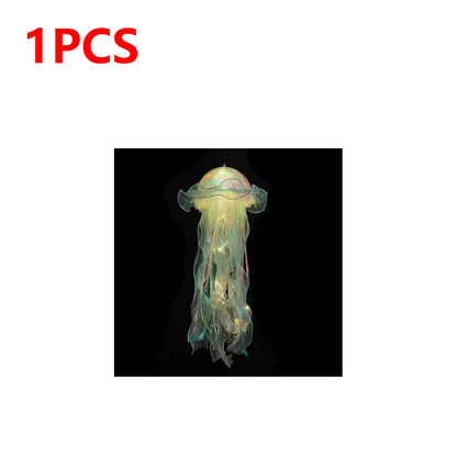 DIY Jellyfish Bedroom Light Lamp Hanging Ceiling Lanter
