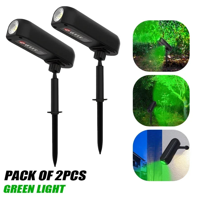 LED Outdoor Solar Lawn Lights Landscape Spotlights