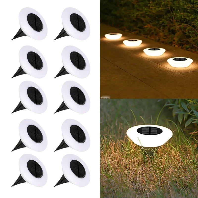 Outdoor Solar Pathway Lights IP65 Rated LED Landscape Lighting