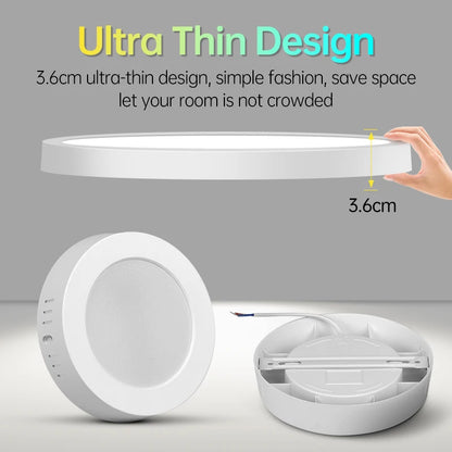 Led Ceiling Lights Fixture 110V 220V Ultra Thin Panel Lamp