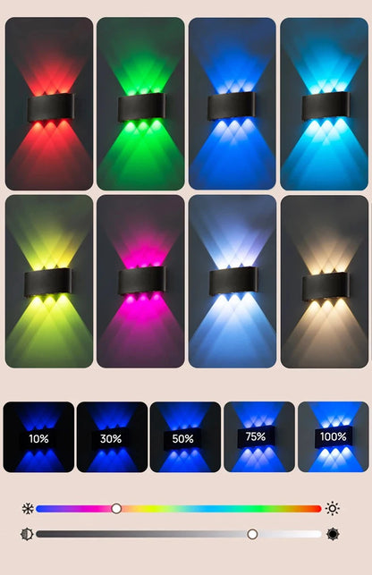 Smart RGB Outdoor Light,2700K-6500K Ambience Wall