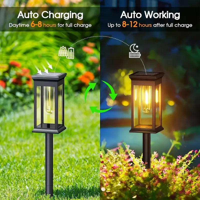 Solar Garden Lights Automatically Turn on/off Suitable for Lane Lawn