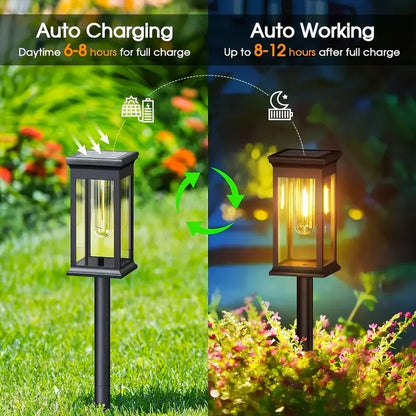 Solar Garden Lights Automatically Turn on/off Suitable for Lane Lawn