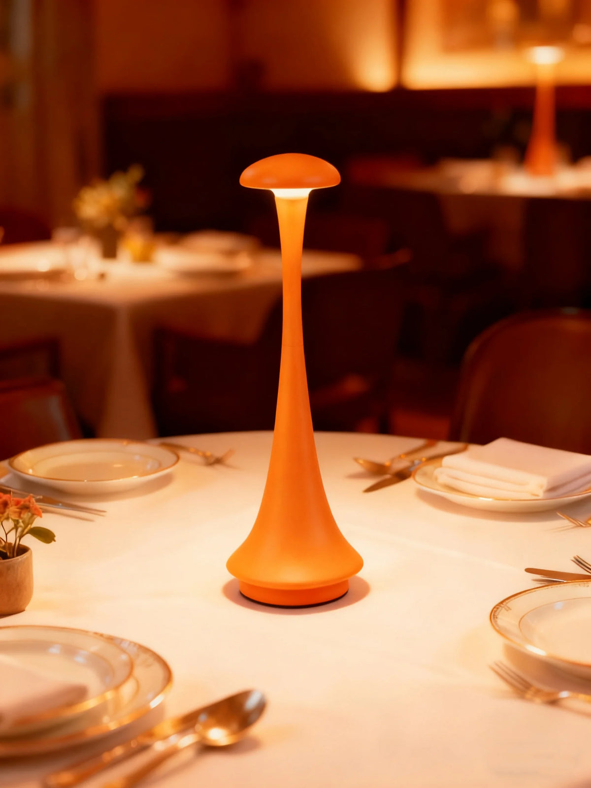 Wireless Lamp Mushroom Rechargeable Night Light Table Lamp