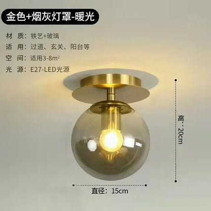 Round ball Glass Ceiling Lamps Modern Cheap