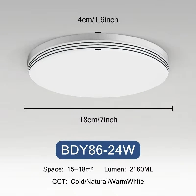 18W-48W LED Ceiling Light 15-30CM Square Ceiling Panel Light