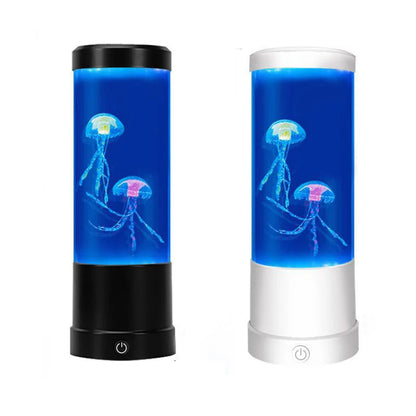 Simulated Jellyfish Cylindrical Quiet Light Home Decoration