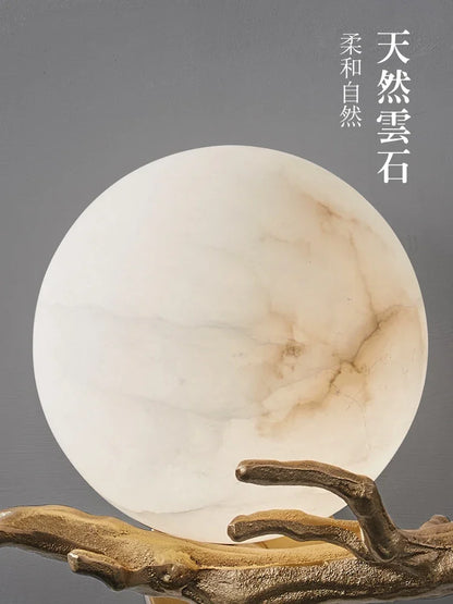 Italian Marble Waterproof Wall Lamp Brass LED Porch Light