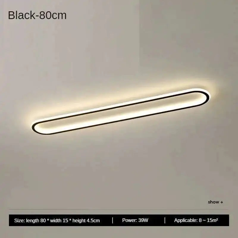 Long Strip LED Ceiling Lights Modern Simple Corridor Aisle