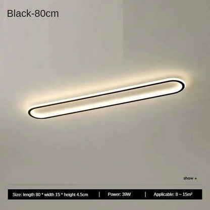 Long Strip LED Ceiling Lights Modern Simple Corridor Aisle