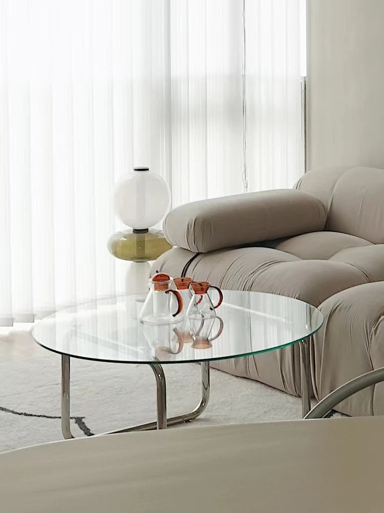 Italian Creative Colored Glass Designer LED Floor Light
