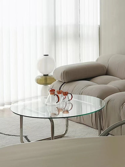 Italian Creative Colored Glass Designer LED Floor Light