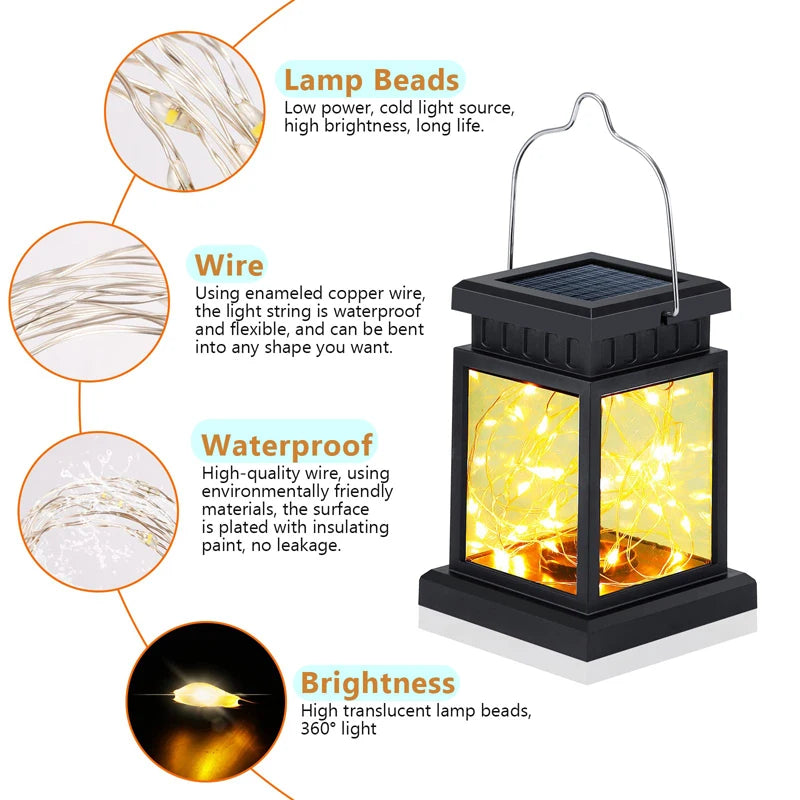 Palace Lantern Lamps Landscape Decor Lighting Floor Balcony Yard Soar Lights
