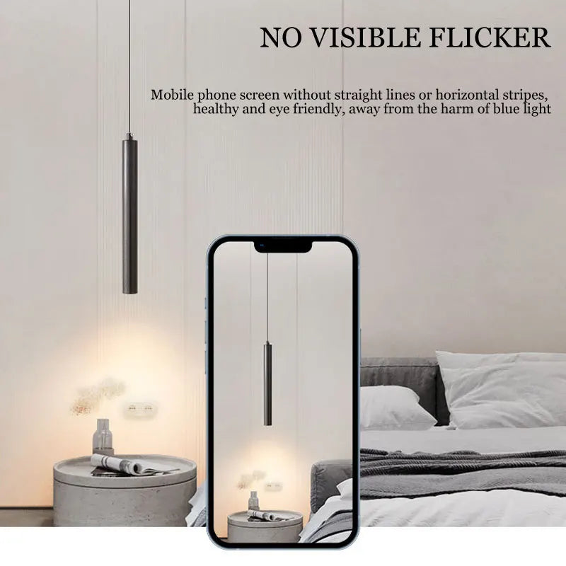 Nordic LED Pendant Lamps for TV Background Kitchen Fixture