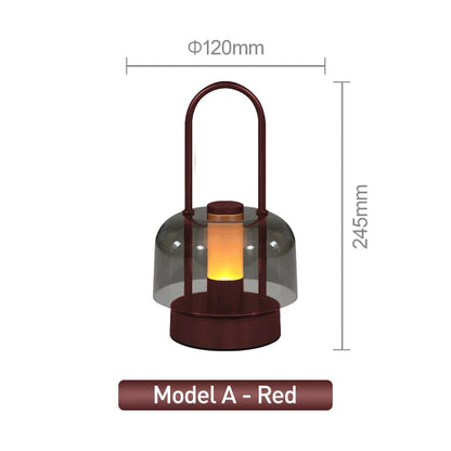 Modern Retro Nordic Desk Lamp Rechargeable Indoor Table Lamp