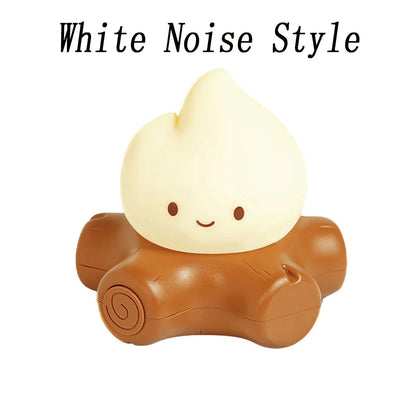 Campfire Night Lights With White Noise Creative Room Decoration
