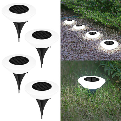 1/4 PCS Solar Ground Lights, Cool White/Warm IP65