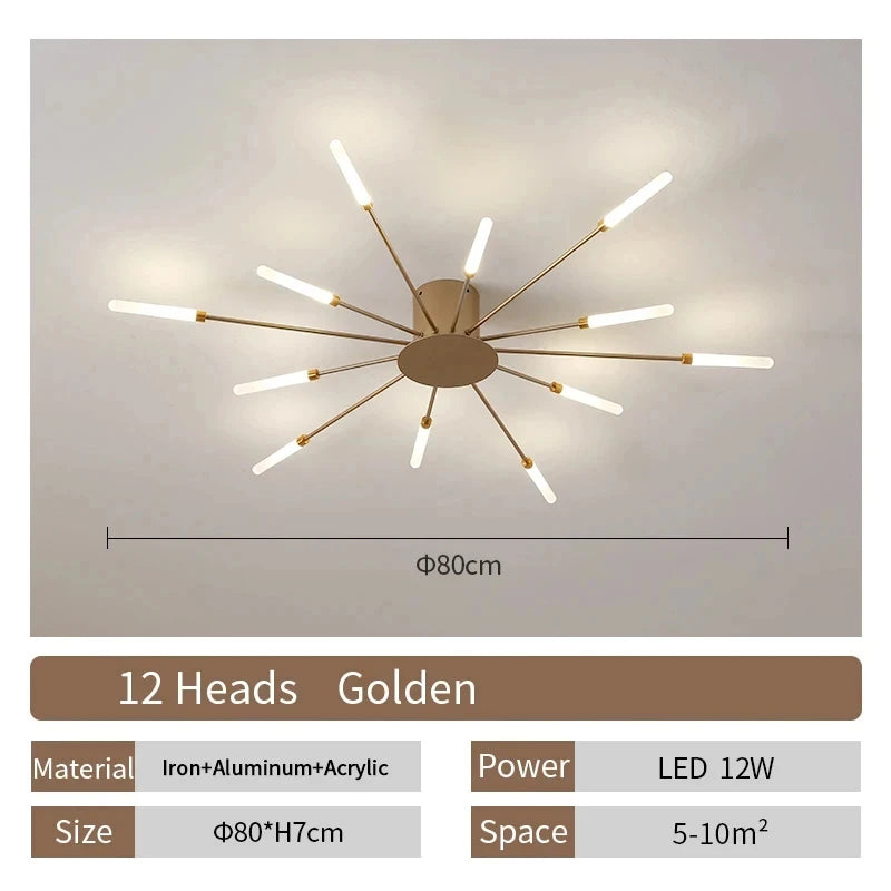 Living Room Light LED Ceiling Lamp Modern Indoor Lighting