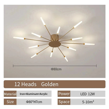 Living Room Light LED Ceiling Lamp Modern Indoor Lighting