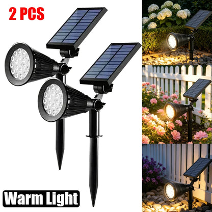 Solar Spot Light Outdoor Lawn Lamp Waterproof Spotlights