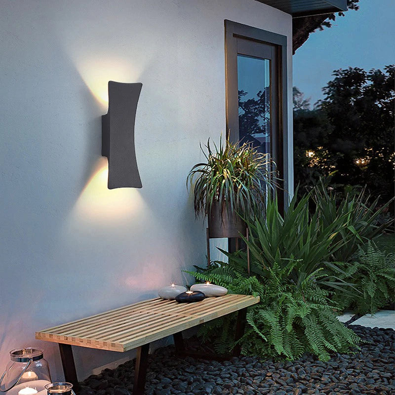 LED Wall Lamp Indoor and Outdoor IP65 Waterproof White/black Modern