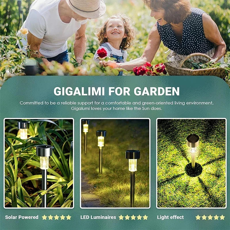 10Pack Solar Outdoor Lights Garden Lantern Solar Powered Lamp