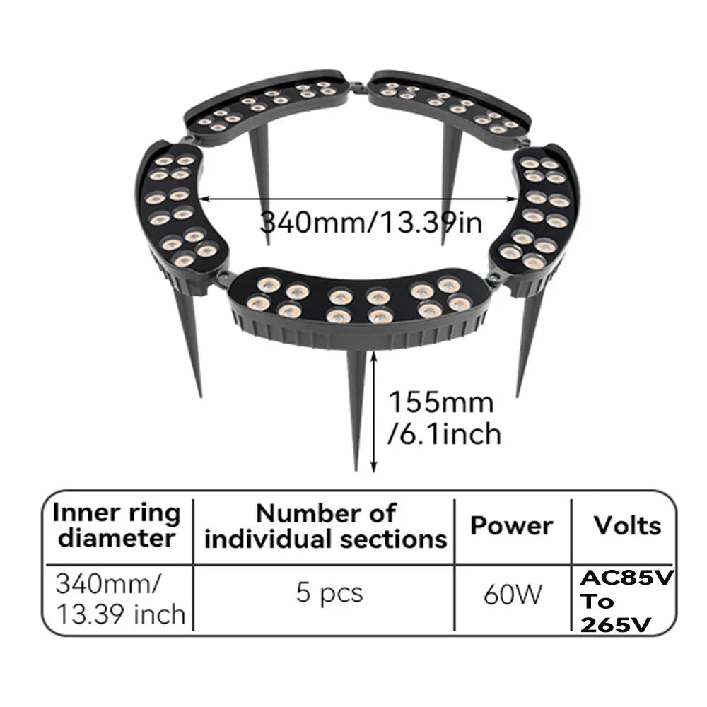 85V-265V NEW LED Tree Hug Lights IP65 Waterproof Night
