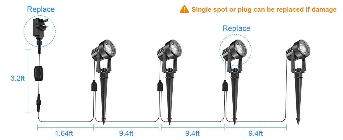 Lights Low Voltage Landscape Lighting 12V/27V Outdoor Lamp