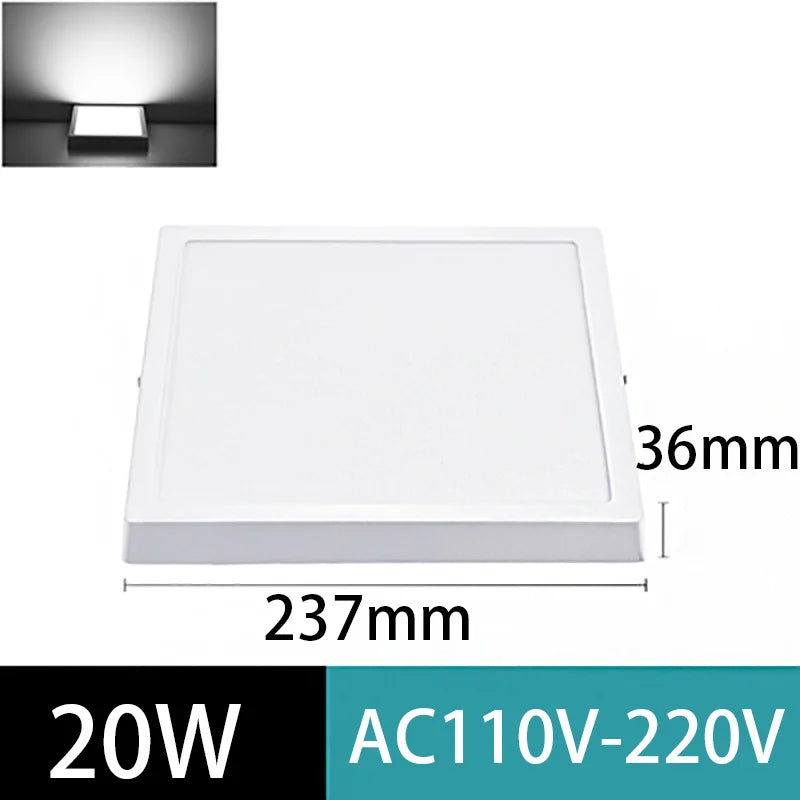Led Ceiling Lamp 110-265V Ultra Thin Panel Led Light