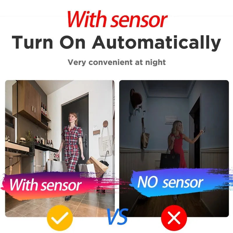 Led Ceiling Light Smart Human Motion Sensor Lamp