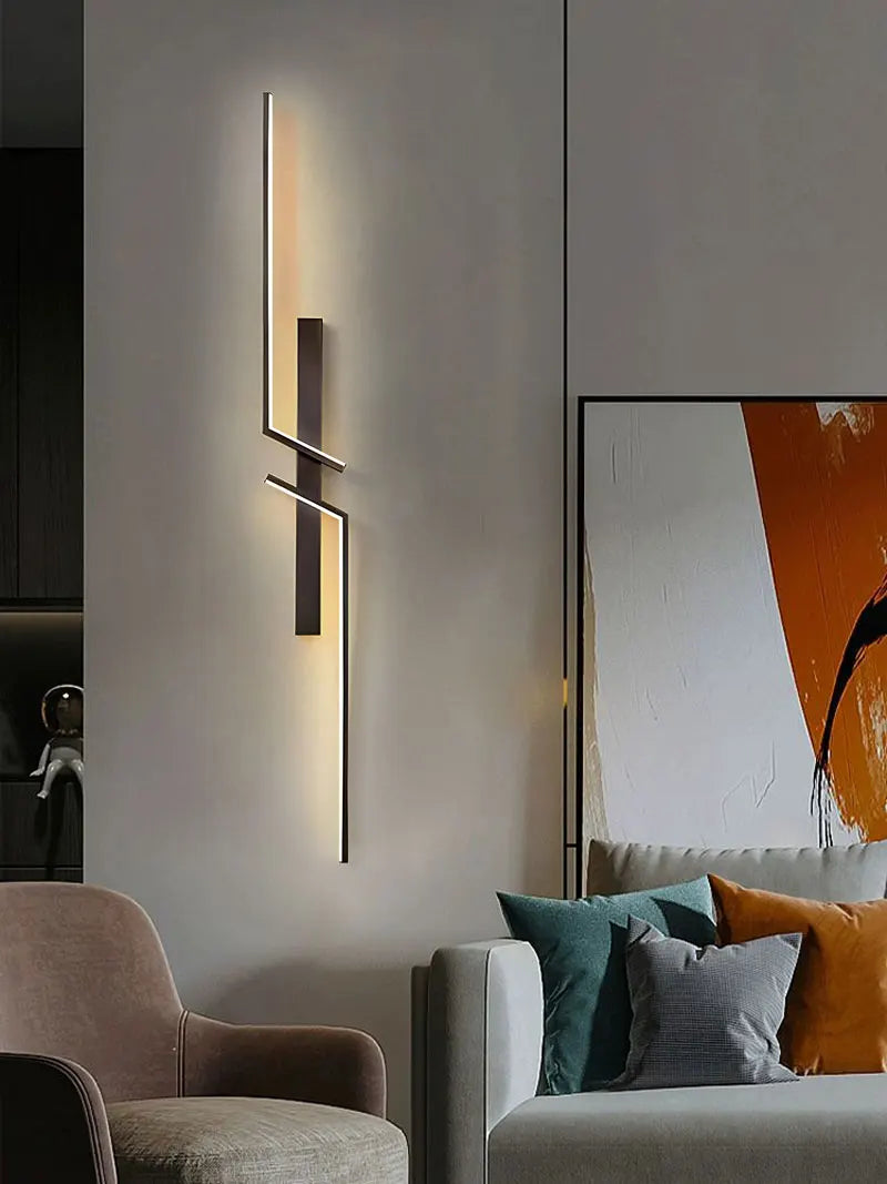 Long Strip LED Wall Lamps for Bedroom Living Room Indoor