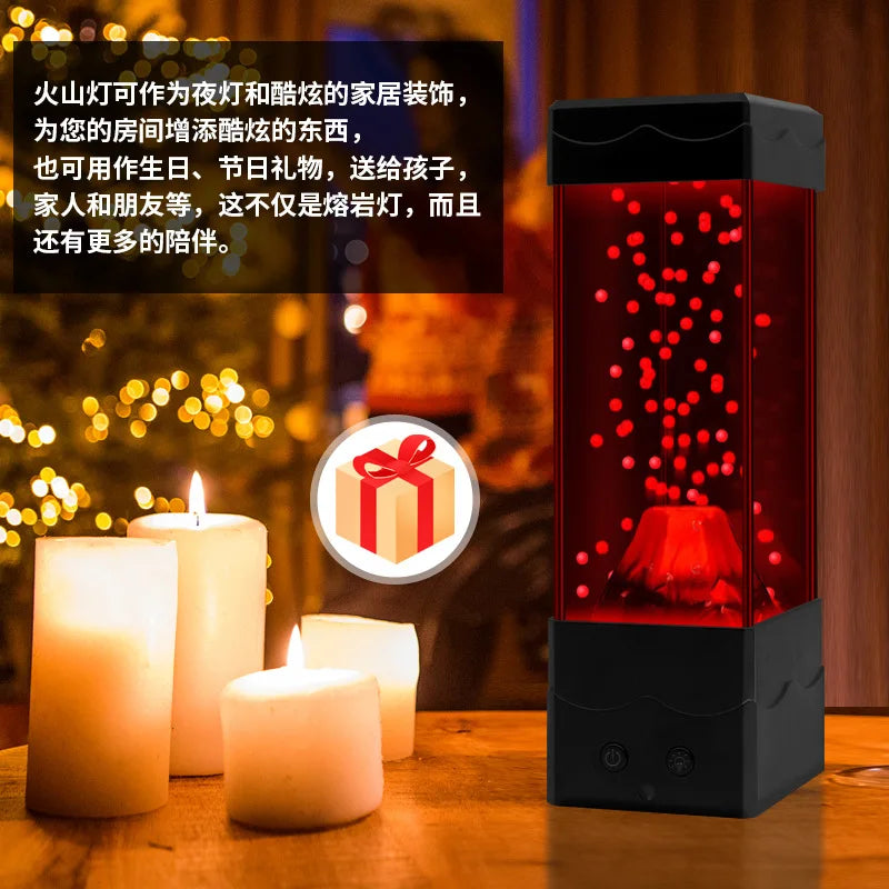 LED Lava Volcano Light Home Decoration Night Light