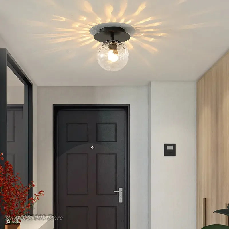 Round ball Glass Ceiling Lamps Modern Cheap
