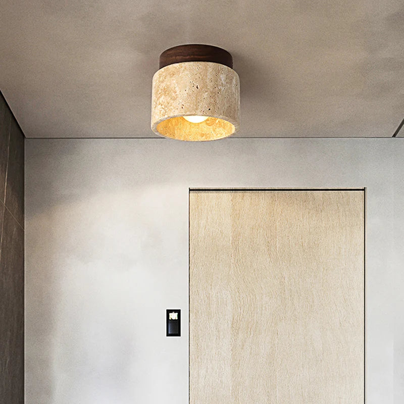 Hot Selling Wabi Sabi Yellow Marble Hotel Lobby Corridor