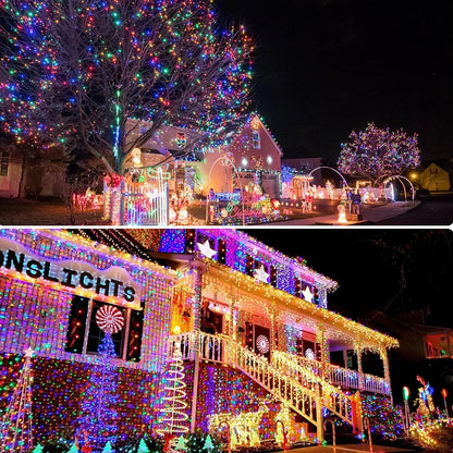 8Modes Solar String LED Fairy Lights Garland Festoon Outdoor