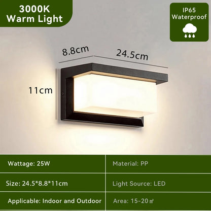 Waterproof LED Wall Light 110V 220V For Outdoor Pathway