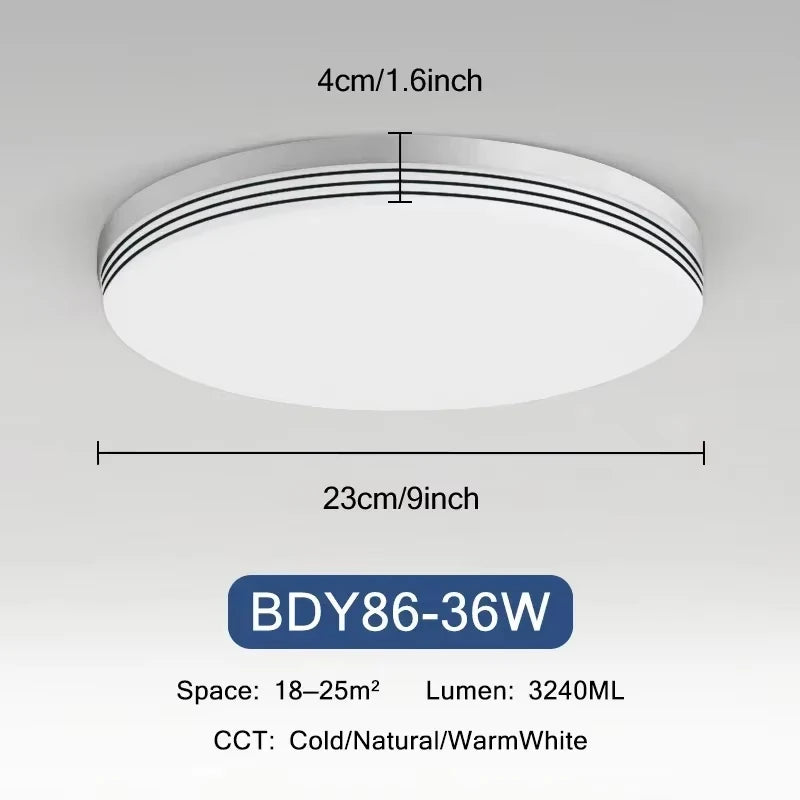 18W-48W LED Ceiling Light 15-30CM Square Ceiling Panel Light