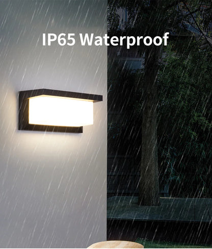 LED Outdoor Wall Lamp Waterproof IP65 Radar Sensor Ligthing