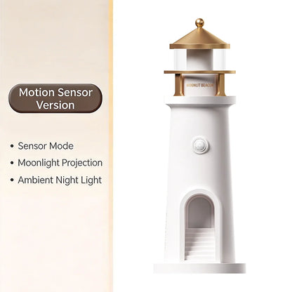 Moon Lamp Projection Lighthouse Lamps Night Light